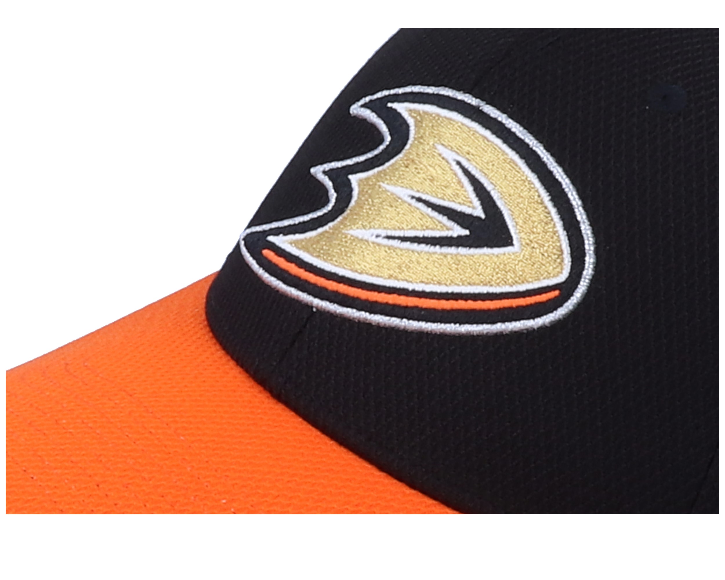 Anaheim Ducks Coach Black/Orange Flexfit Adidas caps Hatstore.co.uk