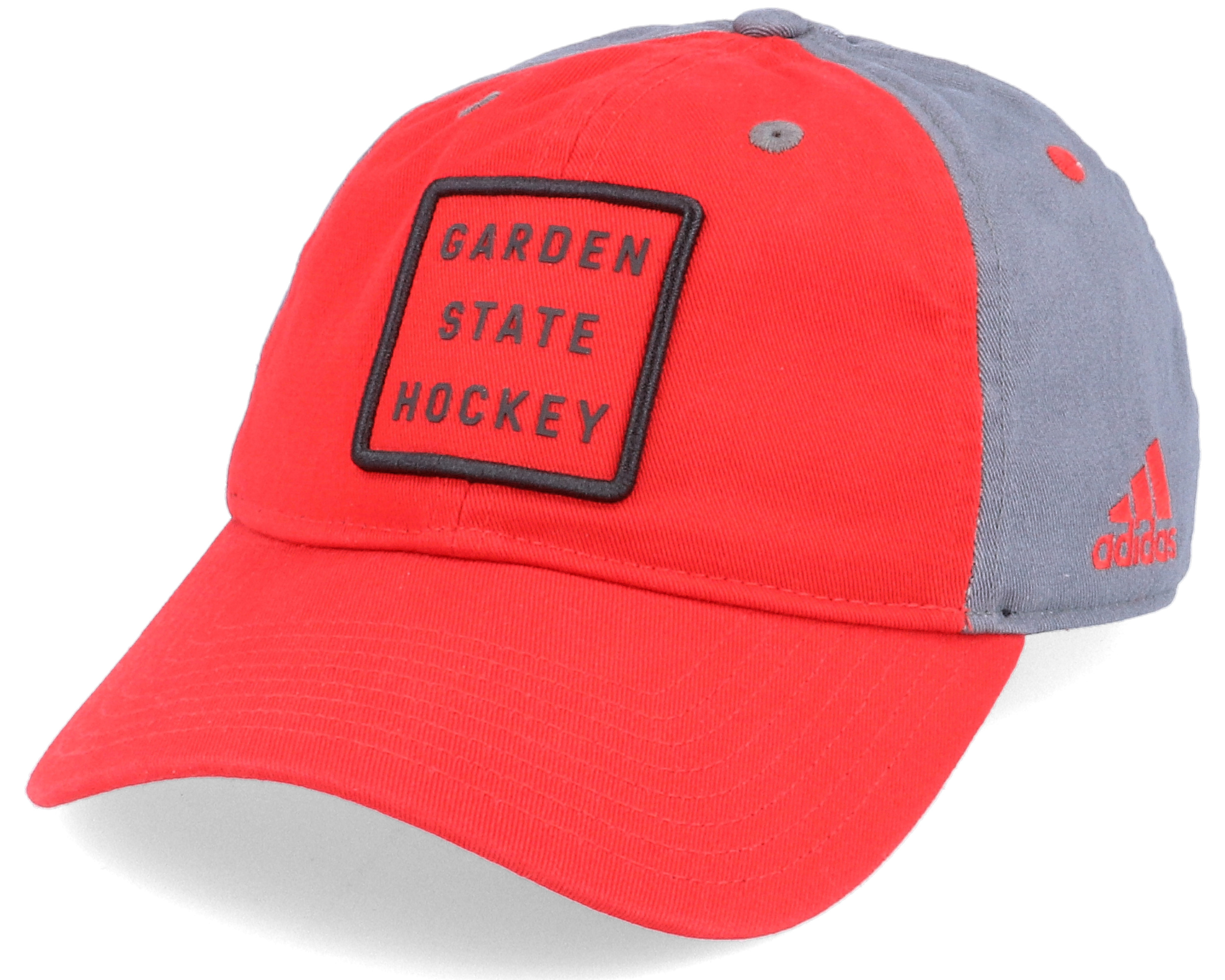 New Jersey Devils Cotton Slouch Red/Grey Adjustable Adidas caps