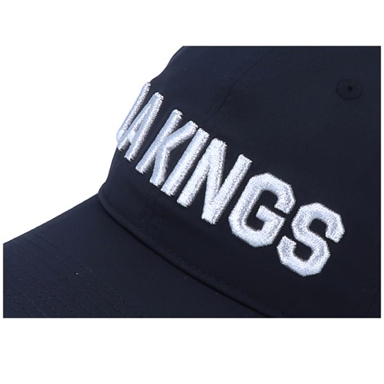 Los Angeles Kings Coach Black Silver Adjustable Adidas Caps