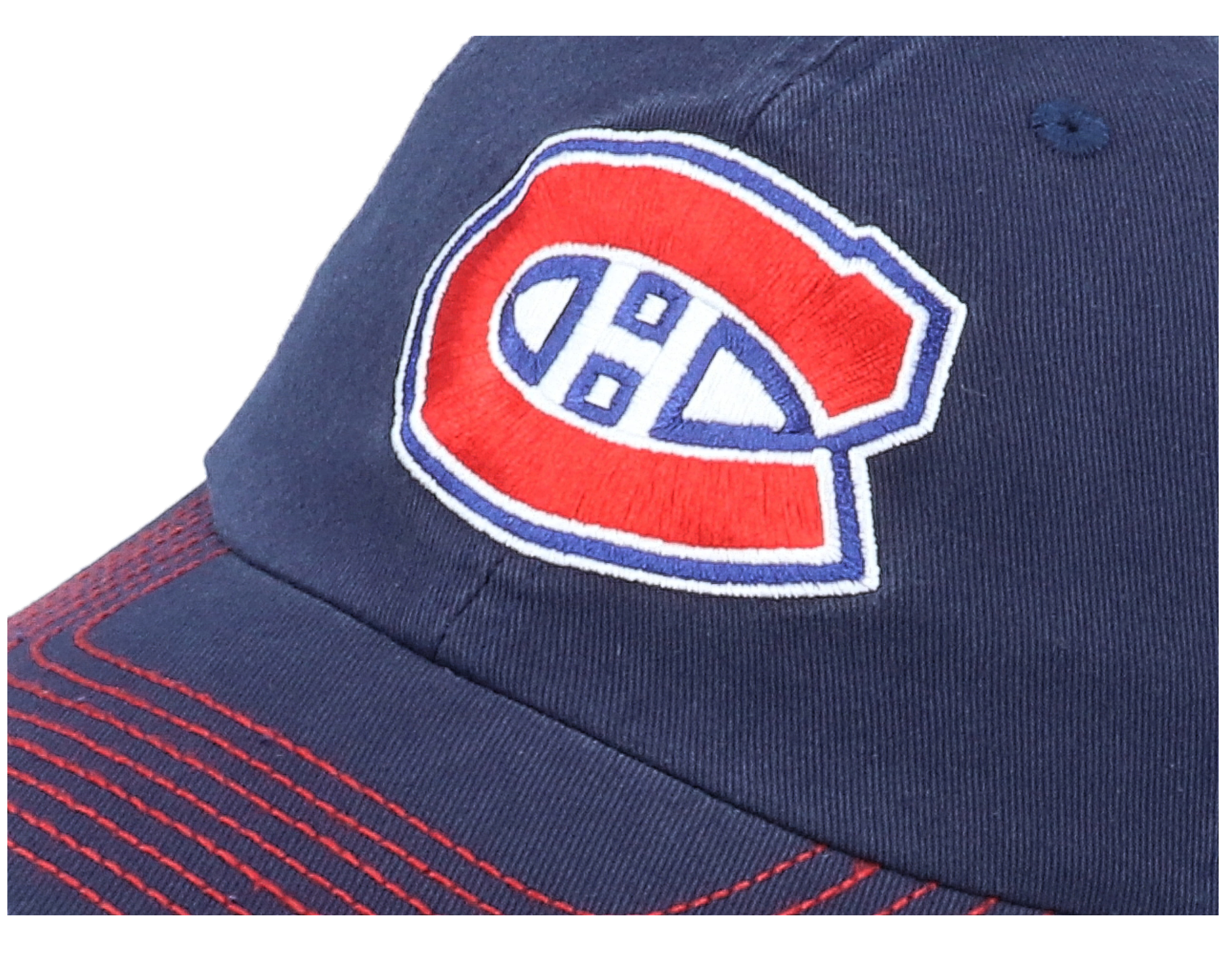 Montreal Canadiens Fan Unstructured Navy Adjustable Fanatics caps