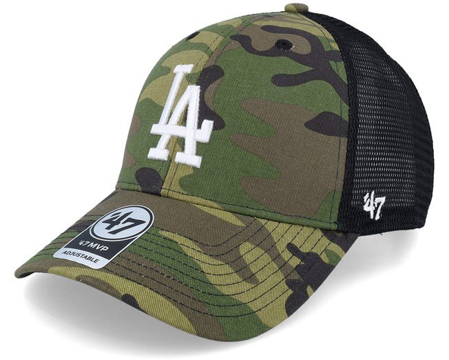 47 BRAND MVP Camo Dodgers Trucker Cap Baseballcap Basecap Snapback MLB
