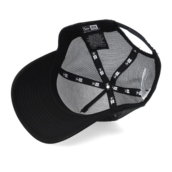 Long Beach California Black Trucker New Era Caps Hatstore Co Uk