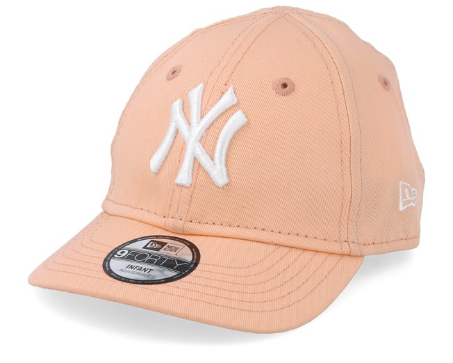 Kids New York Yankees League Essential 9forty Infant Peach White Adjustable New Era Caps Hatstoreworld Com