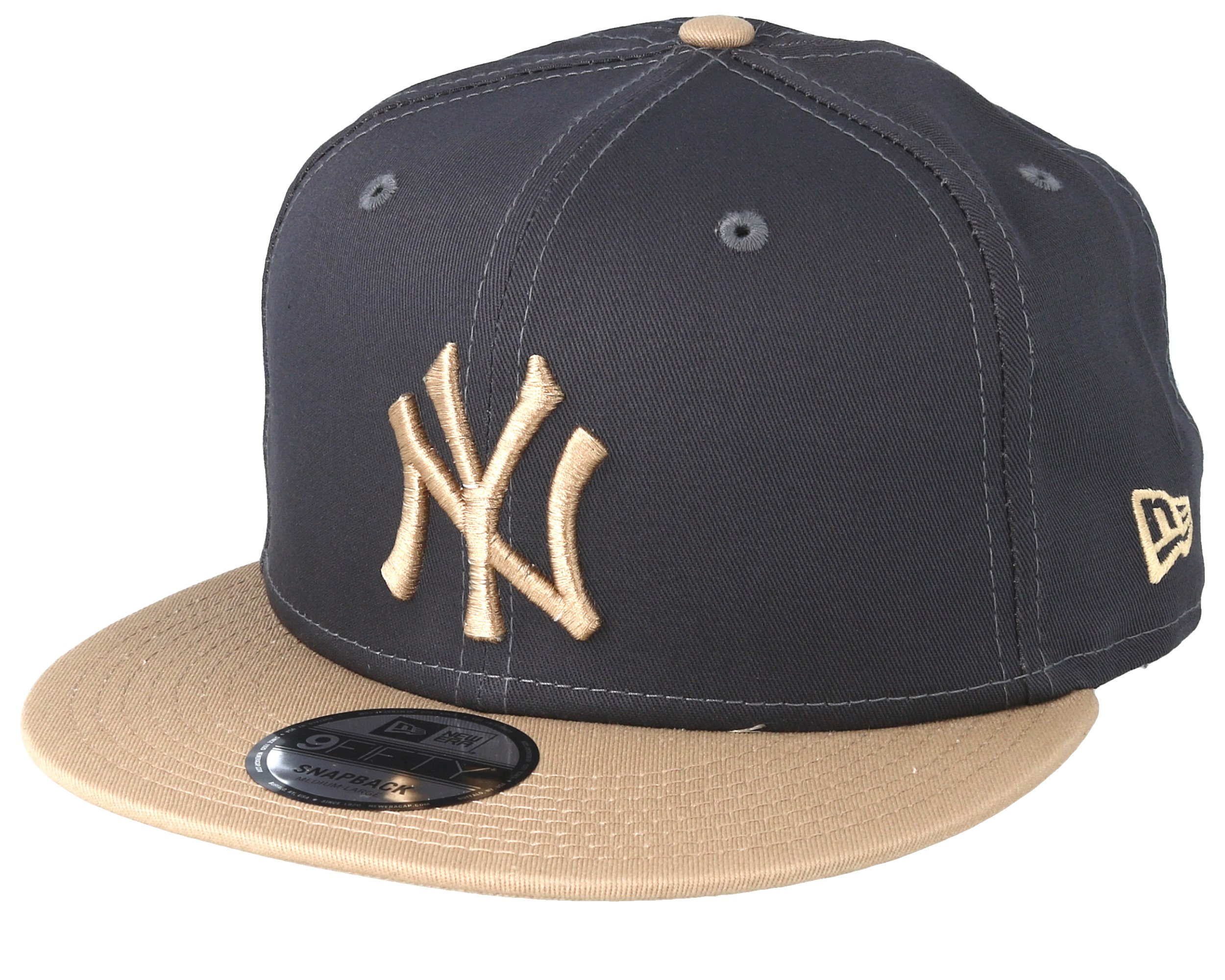 New York Yankees Essential 9Fifty Dark Grey/Camel Snapback - New Era ...