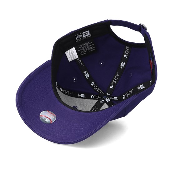 New York Yankees League Essential 9Forty Purple/White Adjustable - New ...
