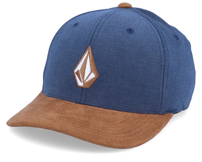 Stone Navy/Suede Brown Flexfit - Volcom 