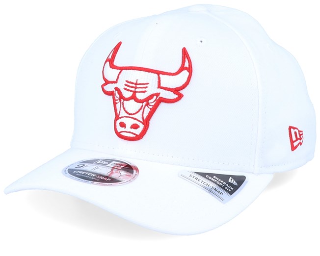 chicago bulls hat white and red