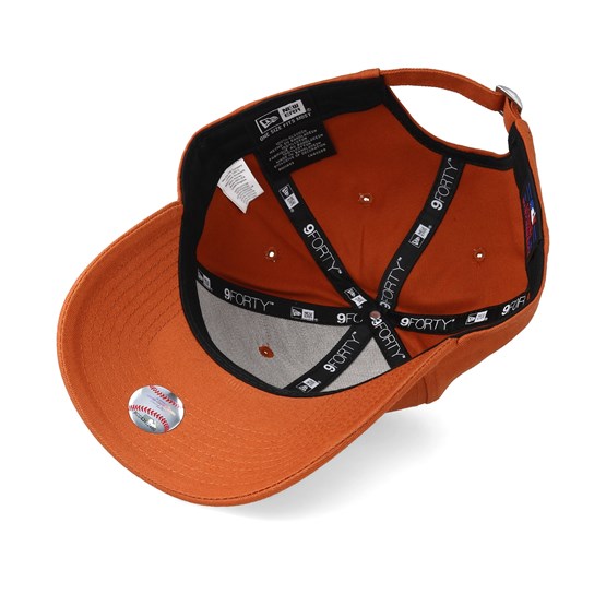 black and orange dodgers hat
