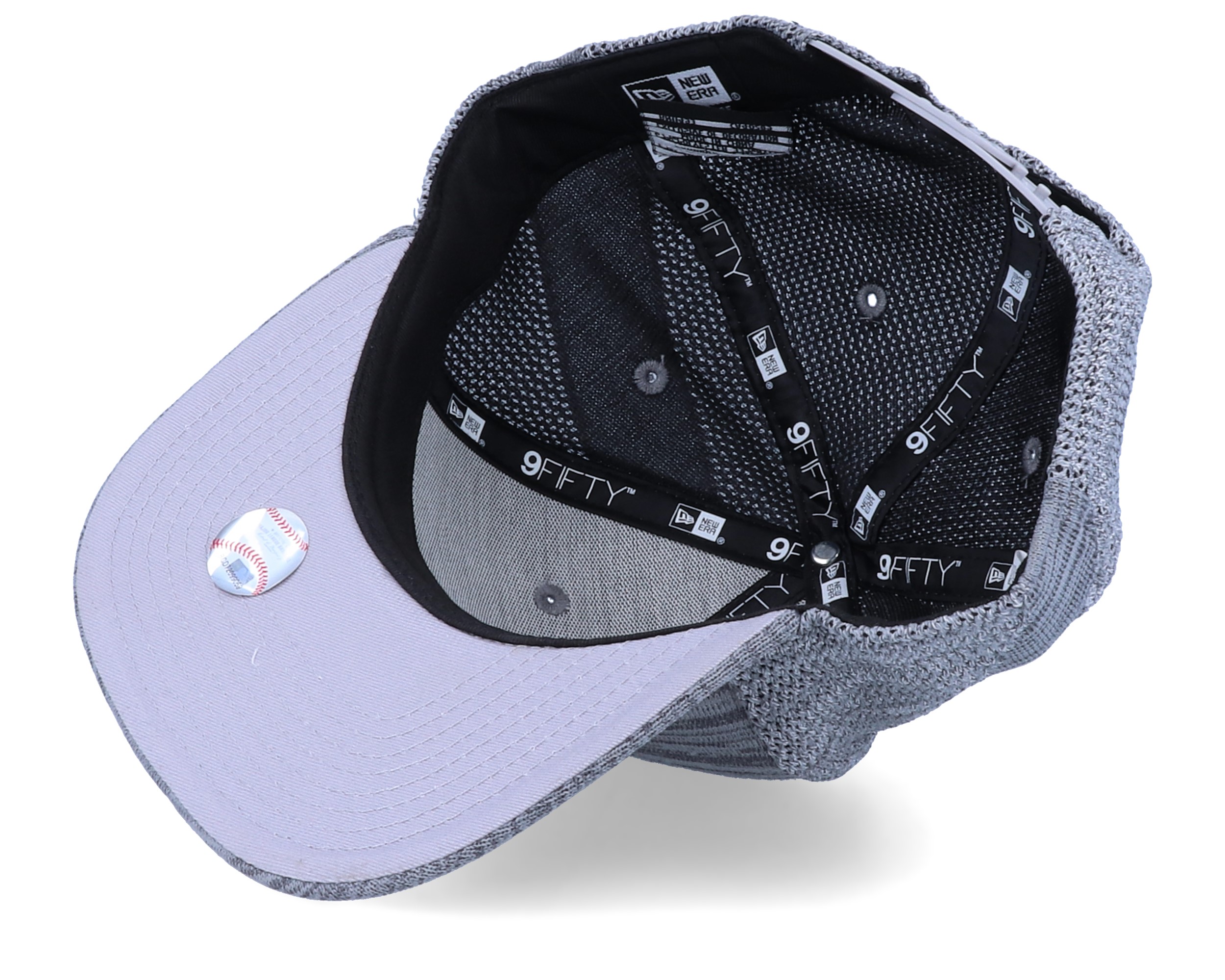 grey snapback new era