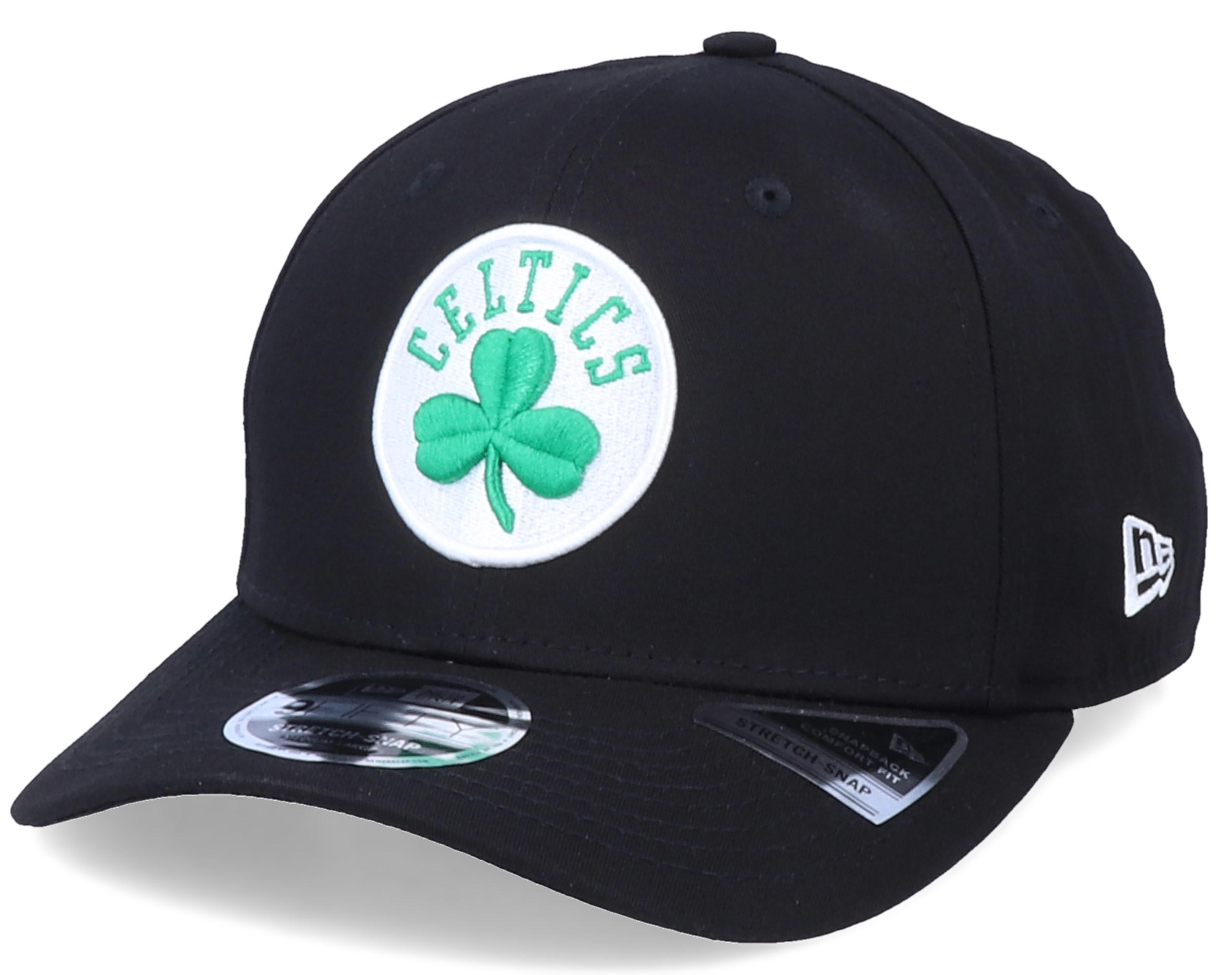Boston Celtics Team Stretch 9Fifty Black Adjustable New Era cap