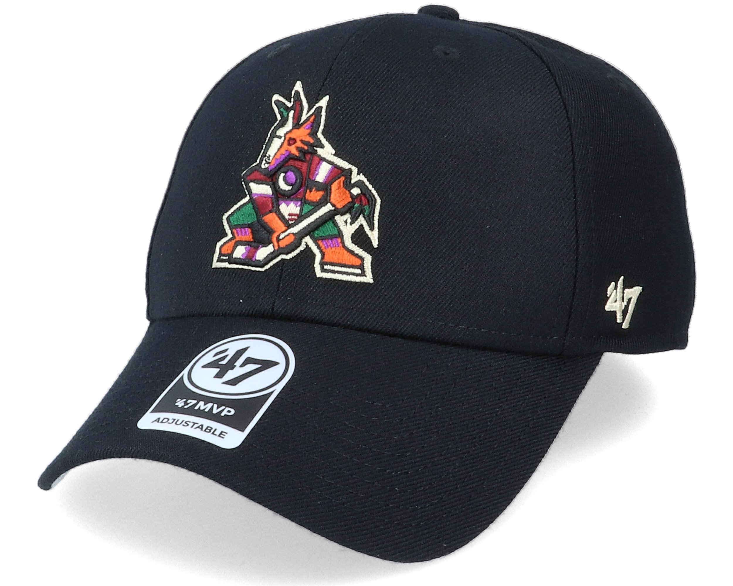 Arizona Coyotes Mvp Black/White Adjustable 47 Brand caps Hatstore.co.uk