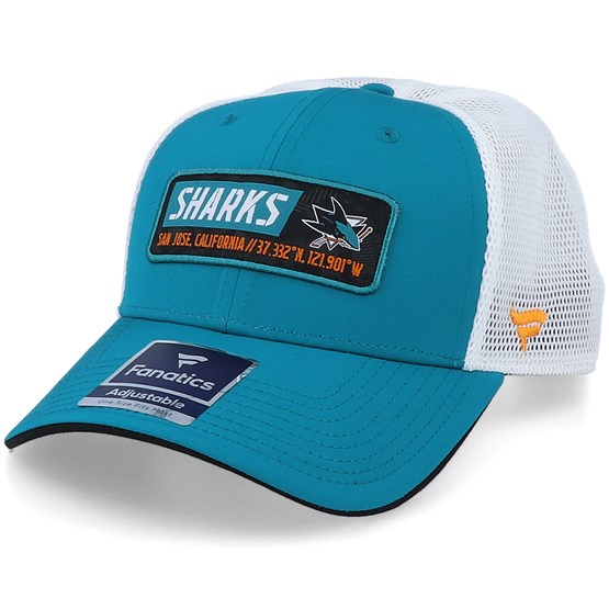 san jose sharks trucker hat