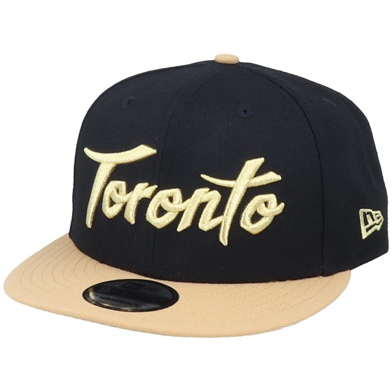 Toronto Raptors 9fifty Black Gold Snapback New Era Caps