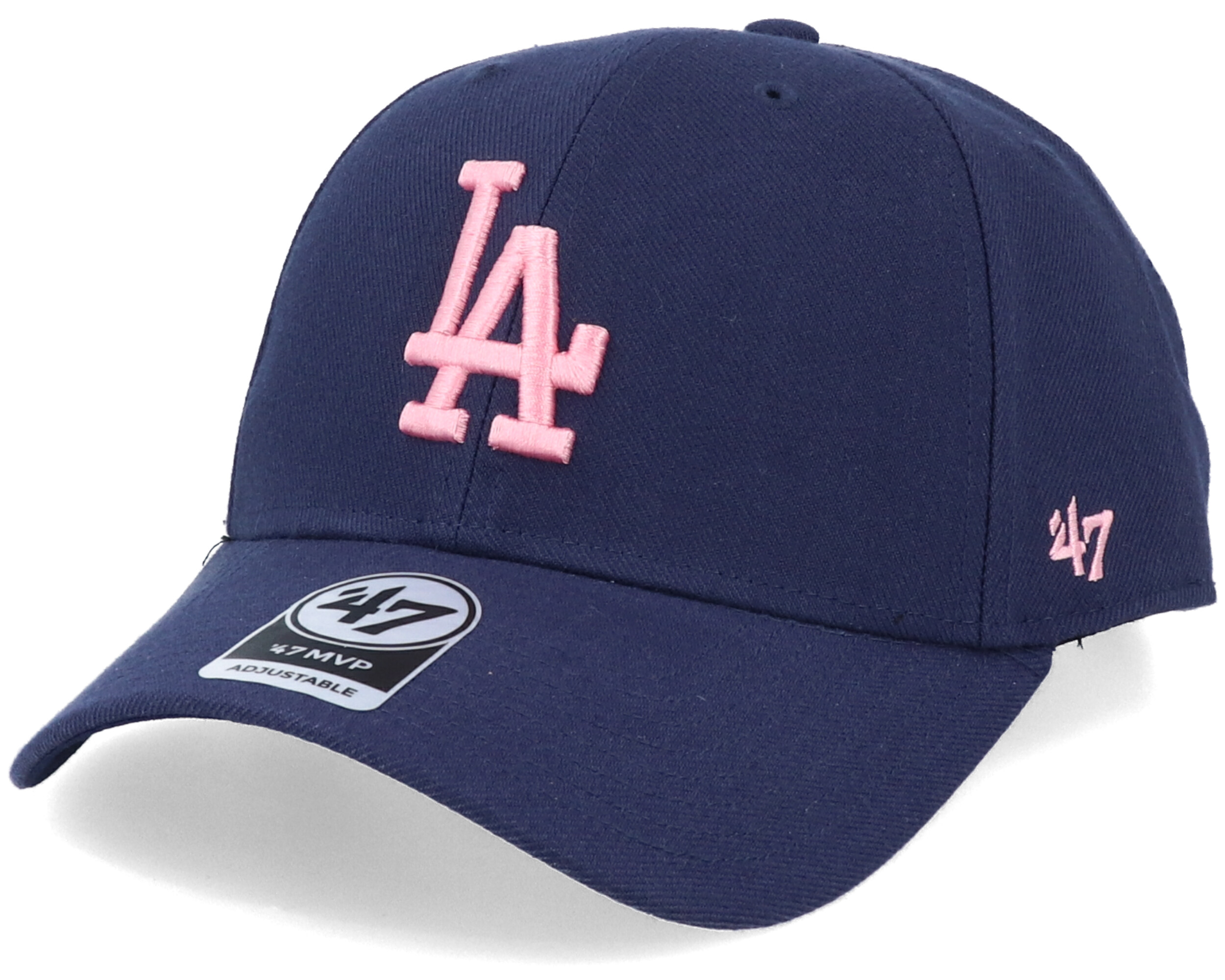 Los Angeles Dodgers Mvp Light Navy/Pink Adjustable - 47 Brand caps ...