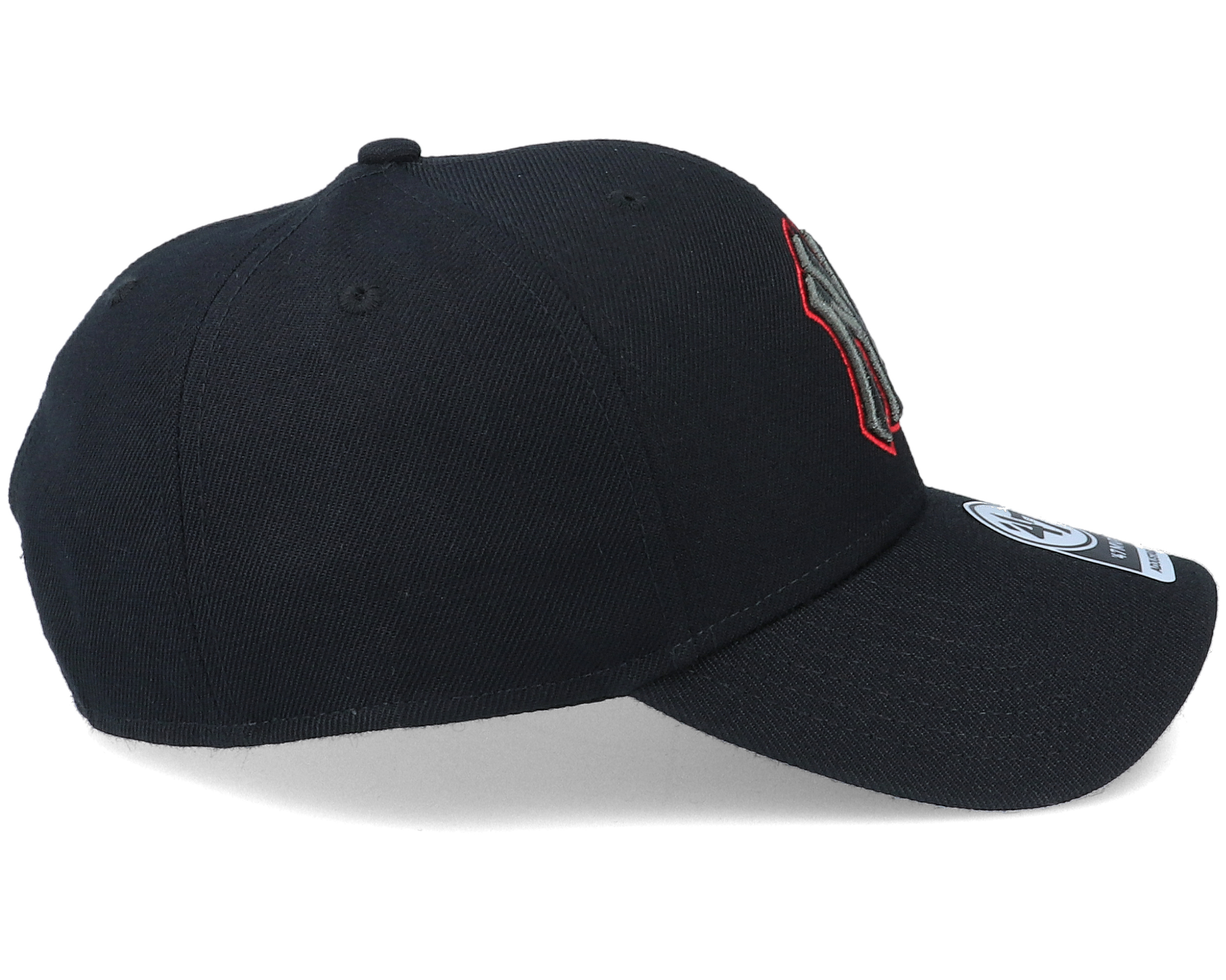 New York Yankees Mvp Black/Red Outline Adjustable - 47 Brand cap ...
