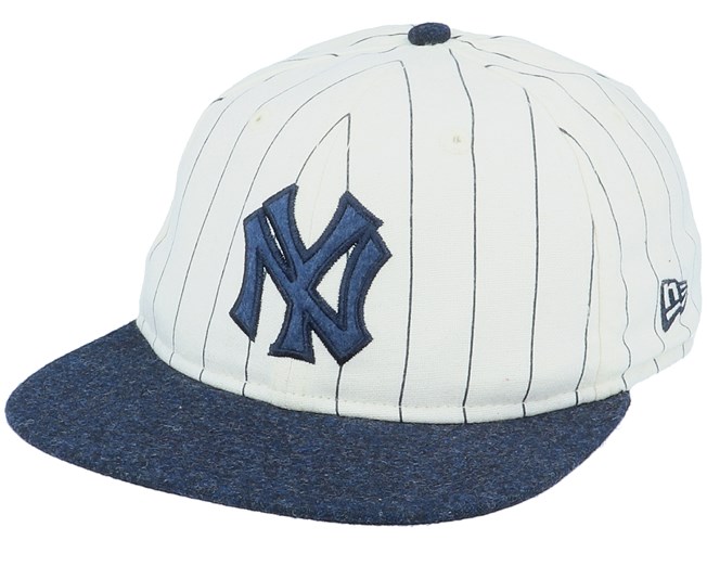 New York Yankees Cooperstown Retro Crown 9fifty White Navy Snapback New Era Caps Hatstore Co Il