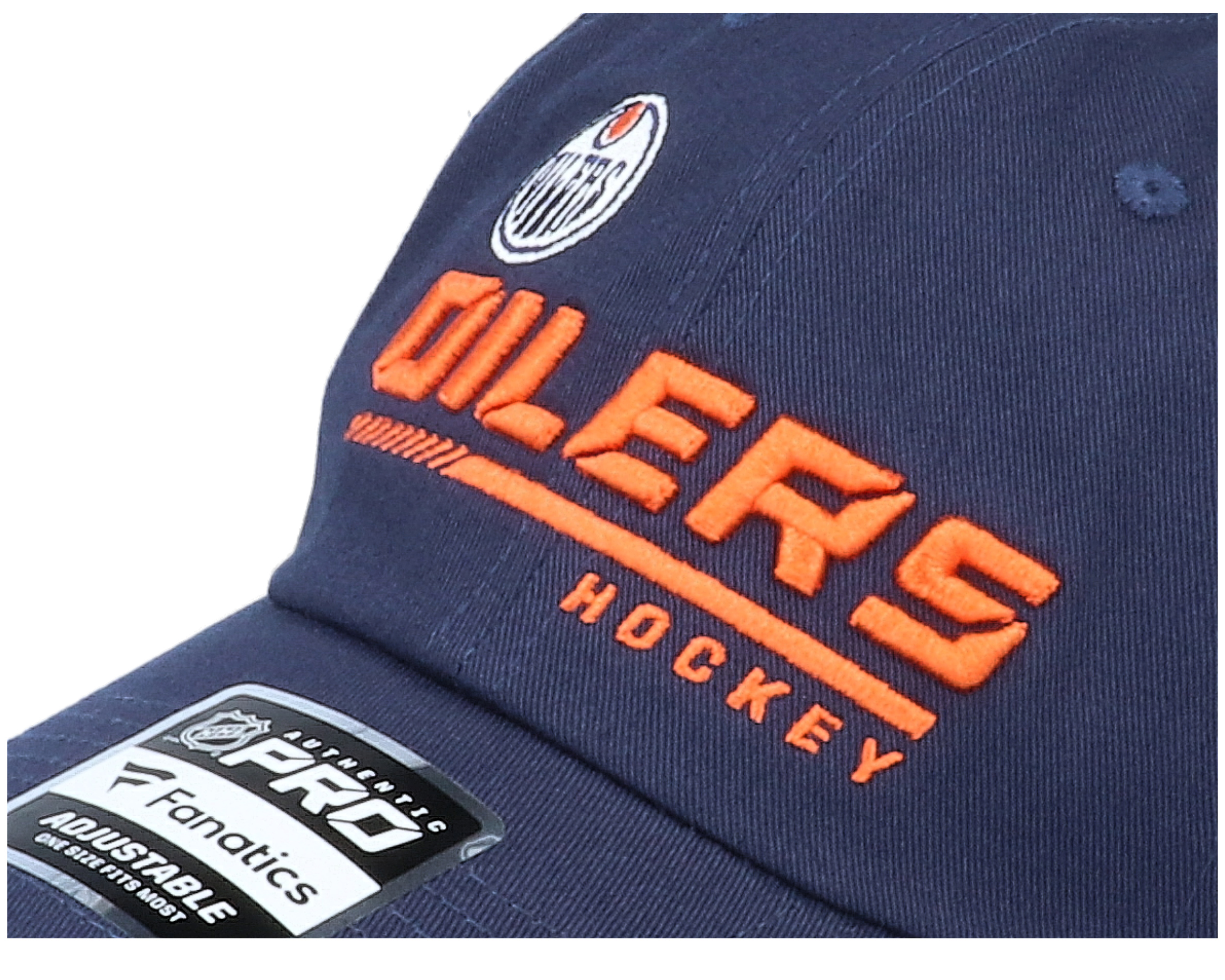 Edmonton Oilers Authentic Pro Locker Room Dad Cap Navy Adjustable