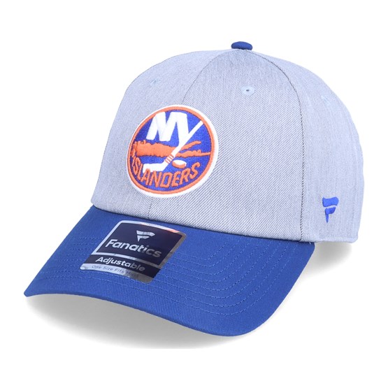 New York Islanders Grey Marl Unstructured Sports Grey Blue Dad Cap Fanatics Caps Hatstoreaustralia Com