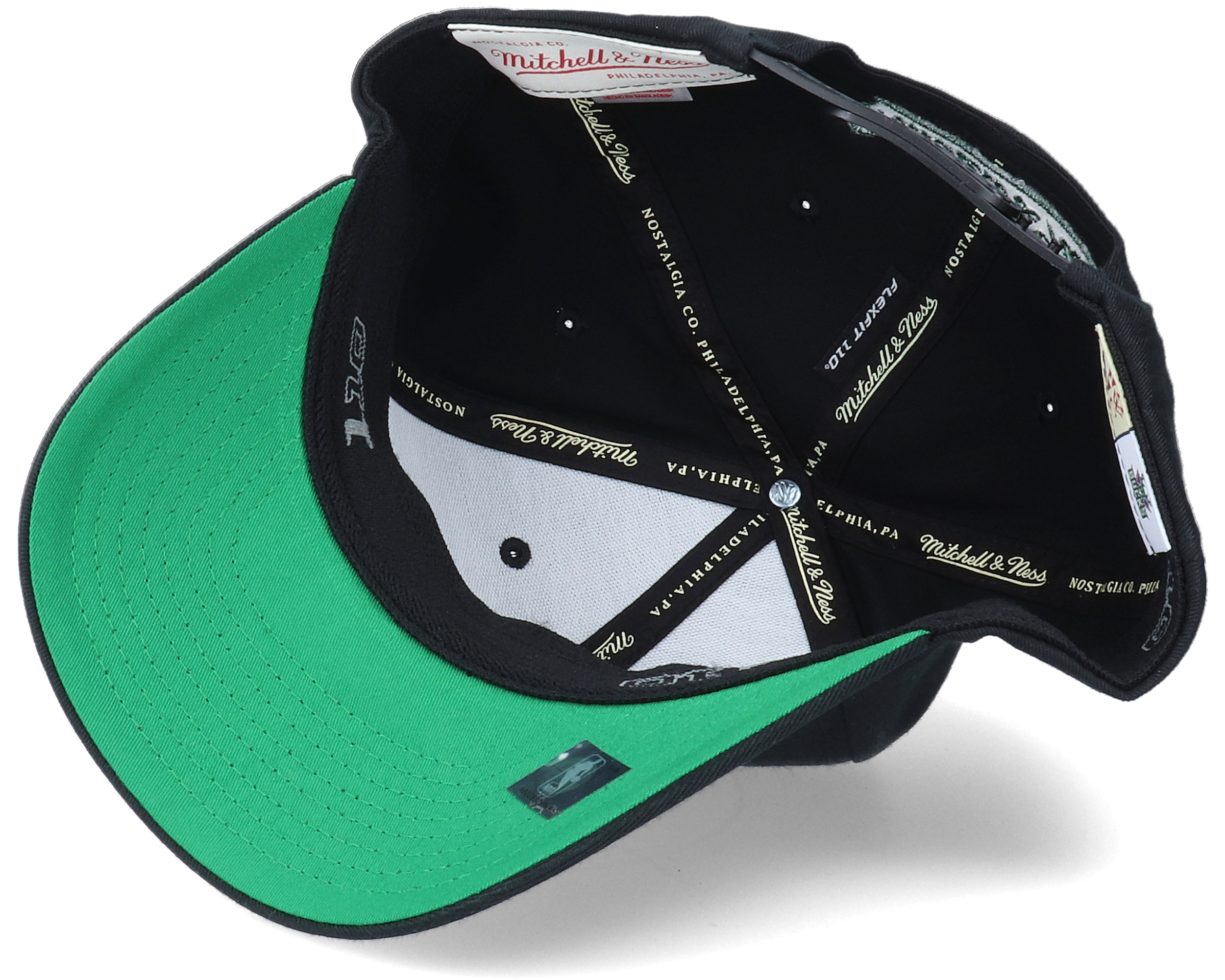 Milwaukee Bucks Team Logo HWC Black Adjustable - Mitchell ...