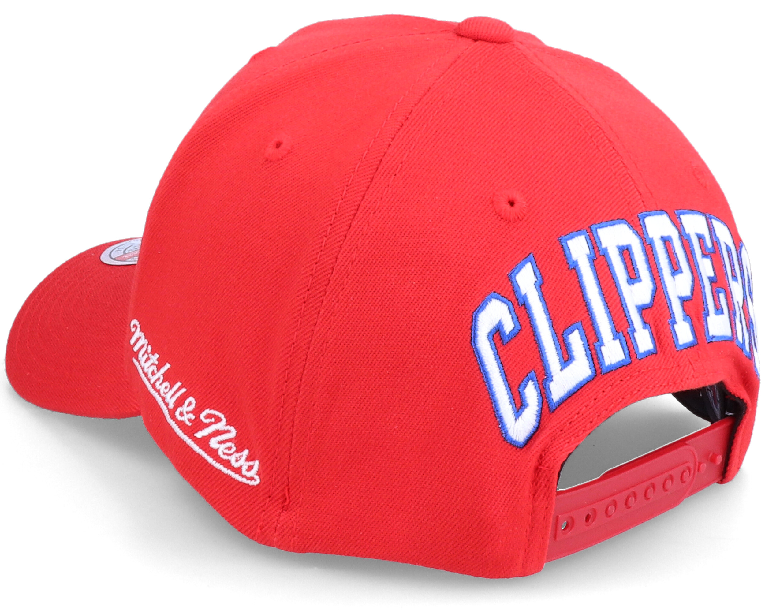 LA Clippers Dropback Solid Red Adjustable Mitchell Ness Lippis 