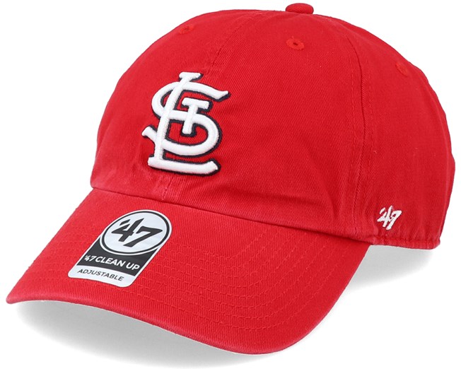 St. Louis Cardinals Clean Up Red/White Adjustable - 47 Brand caps - literacybasics.ca