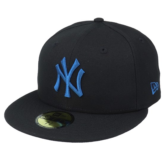 New York Yankees Essential 59Fifty Black/Blue Fitted - New Era cap ...