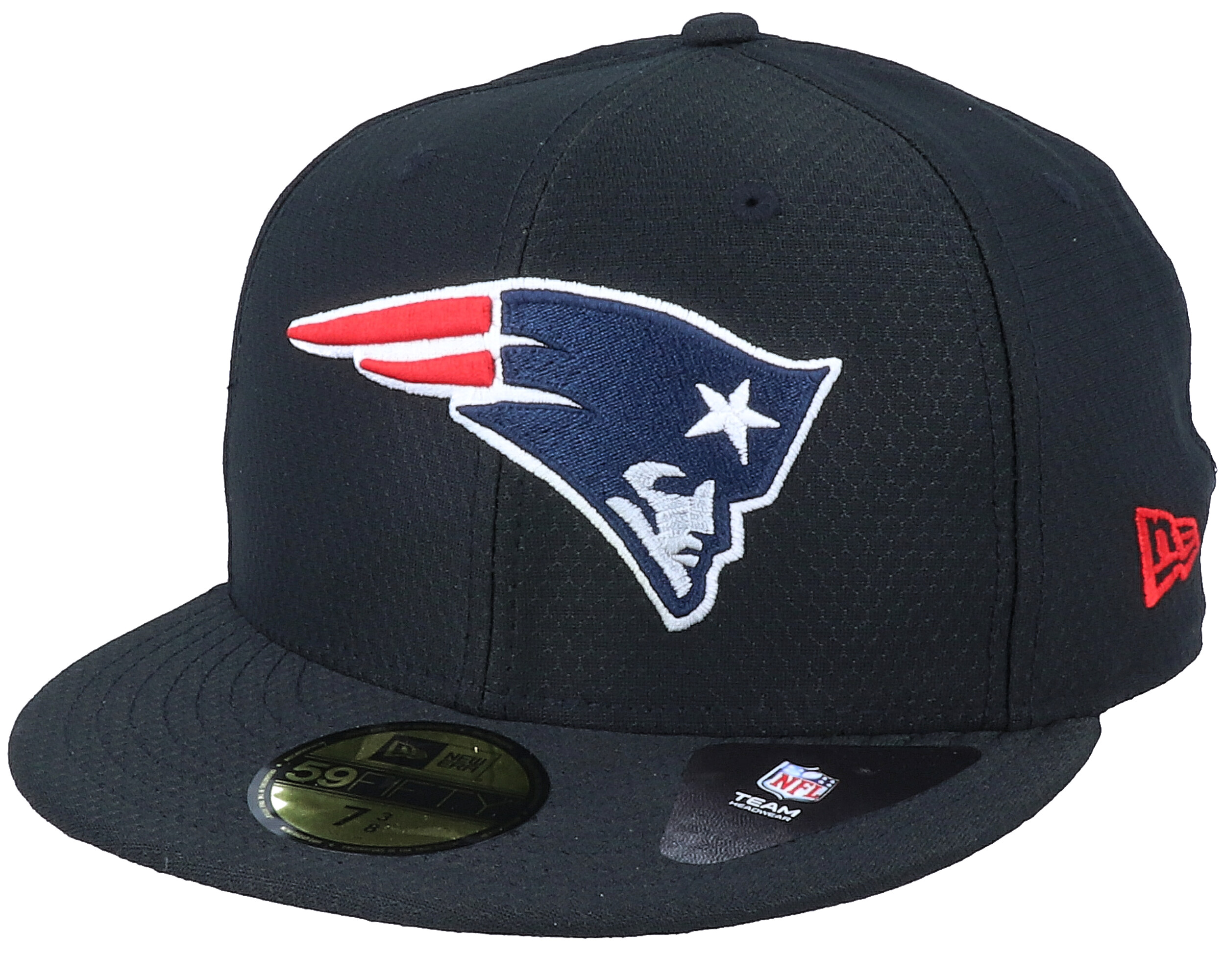 New England Patriots Hex Tech NFL Black 59Fifty Fitted - New ...