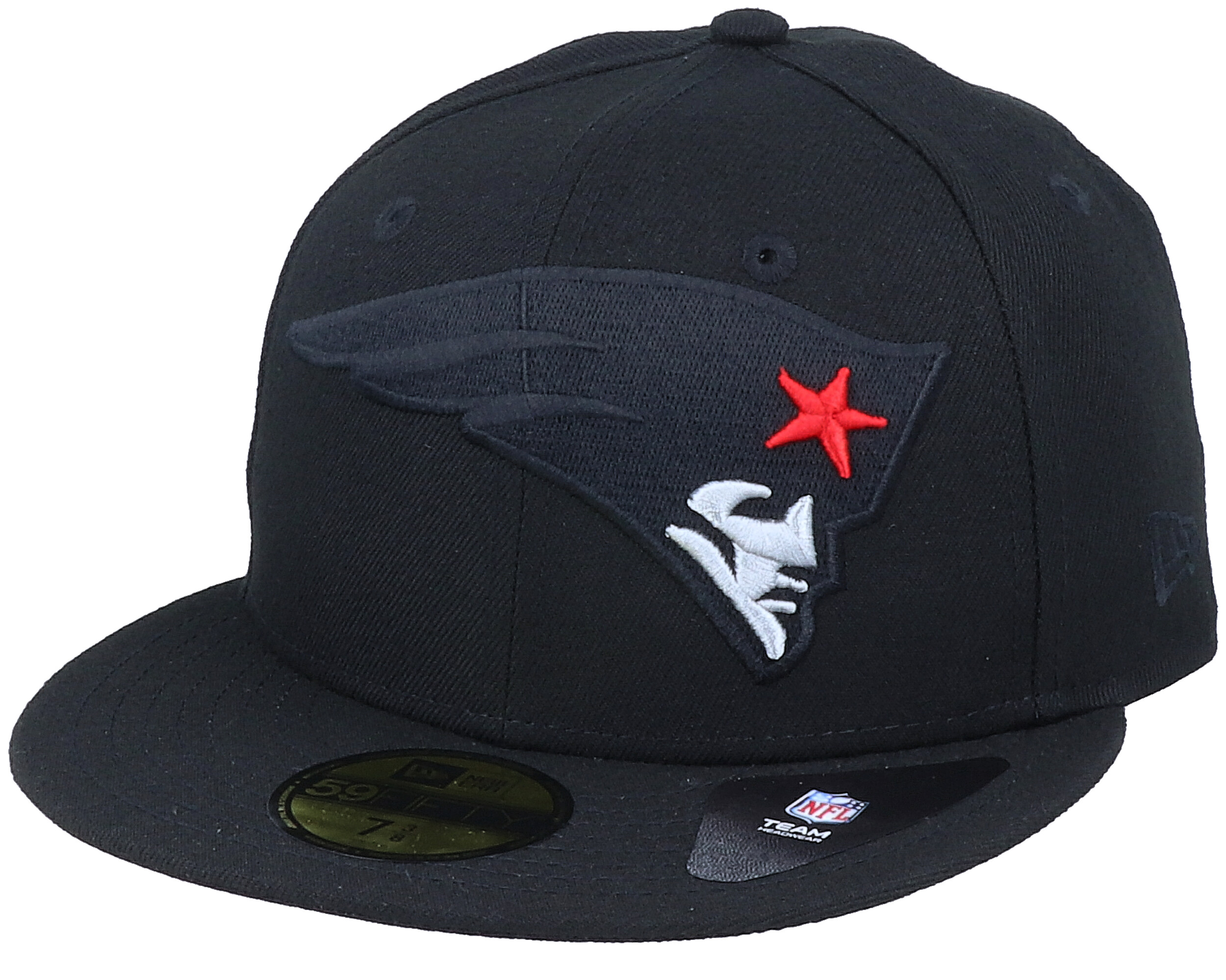 New England Patriots Elements 2.0 Black/Red Fitted - New Era caps ...