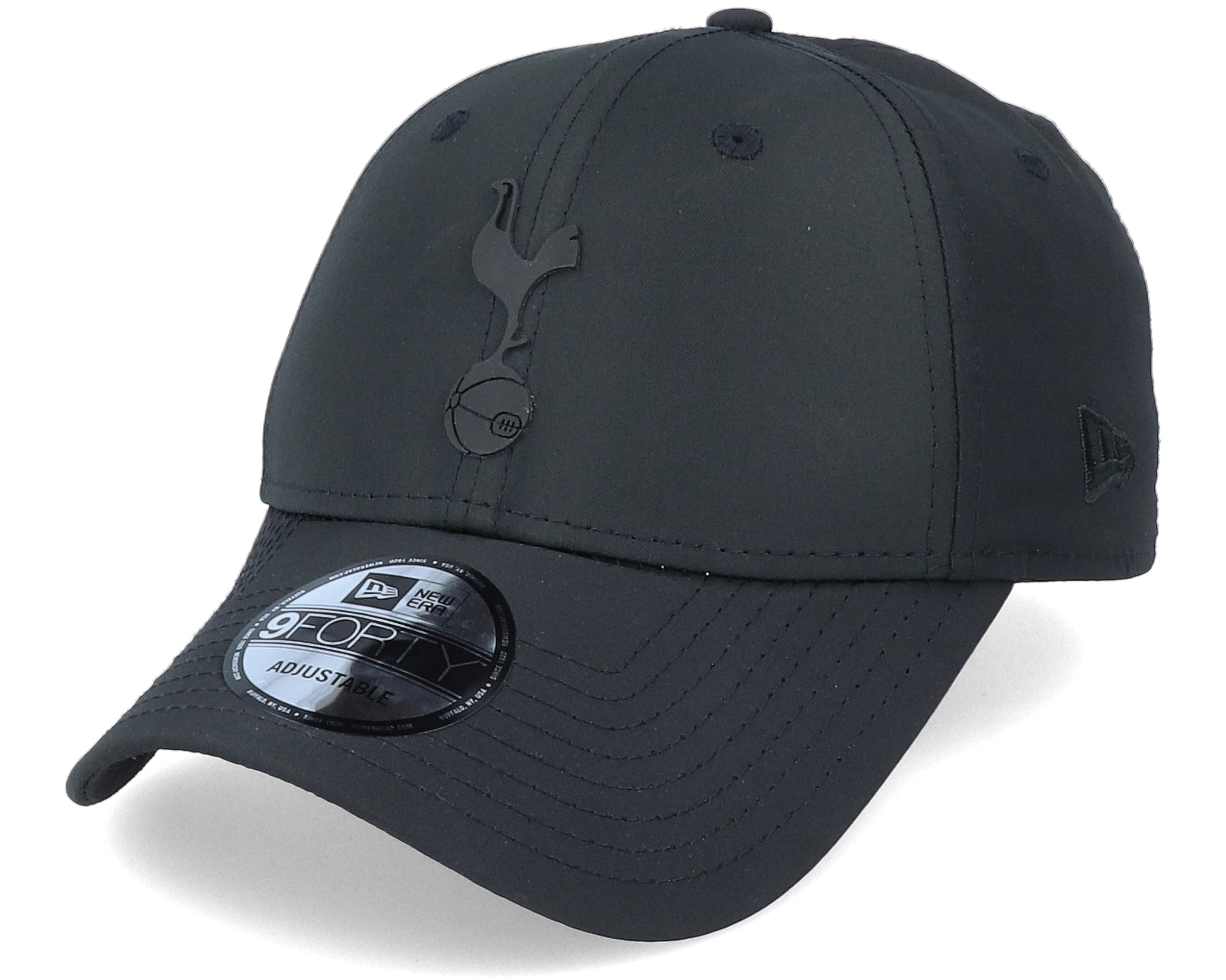 Tottenham Hotspur Silicone Logo 9Forty Black Adjustable ...