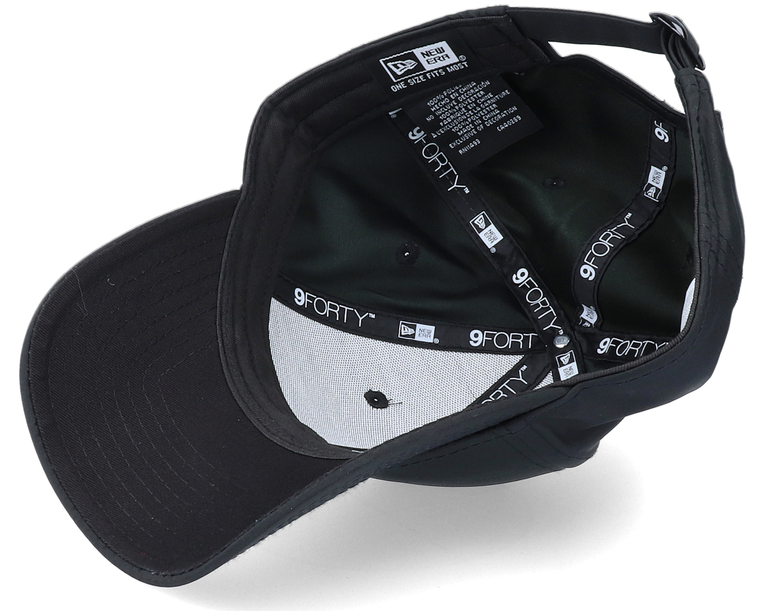 Tottenham Hotspur Silicone Logo 9Forty Black Adjustable ...