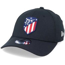 Atlético Madrid Rear Wordmark 39Thirty Black/White Flexfit - New Era caps -  Hatstoreworld.com