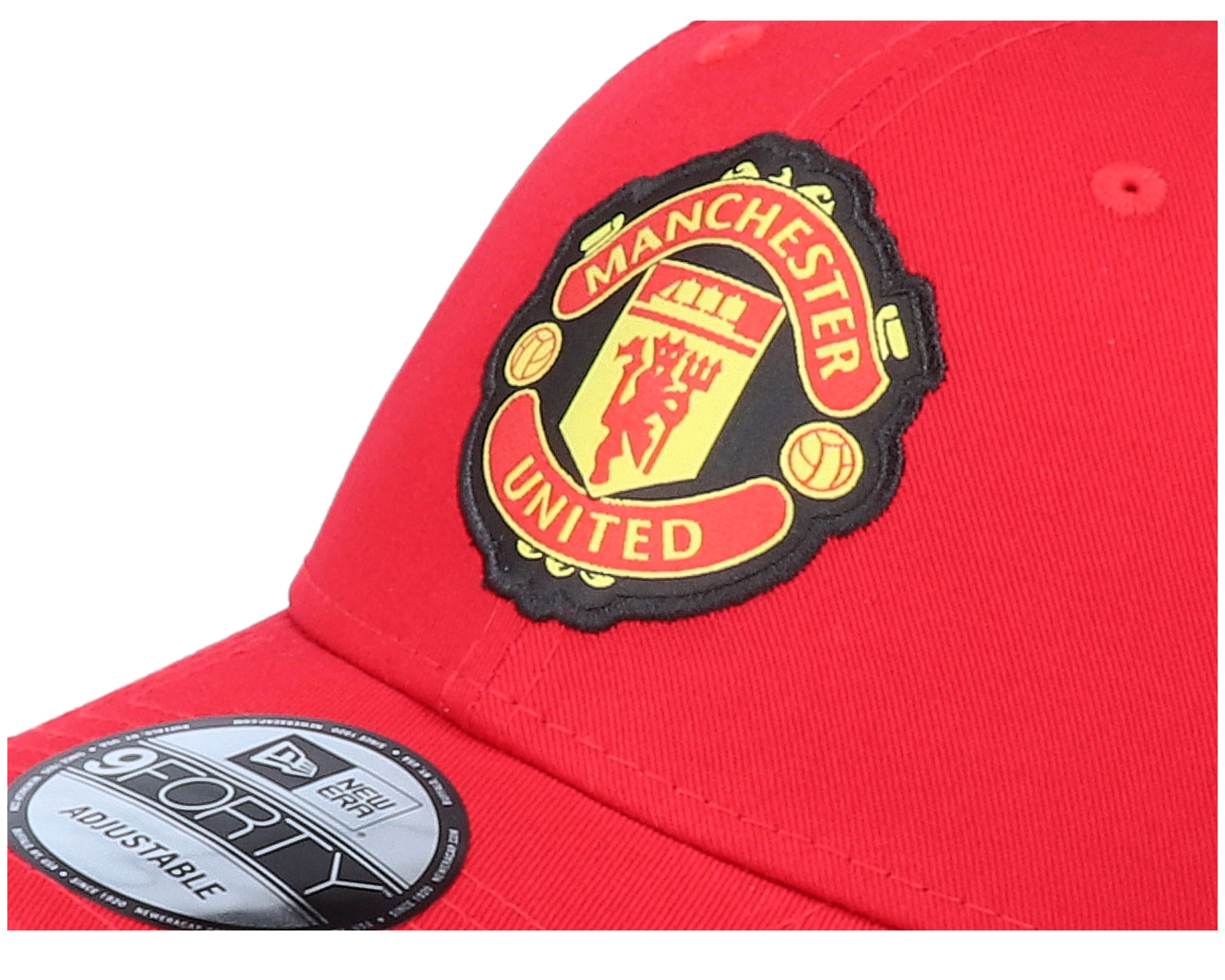 Manchester United Side Multi Patch 9Forty Red Adjustable New Era caps