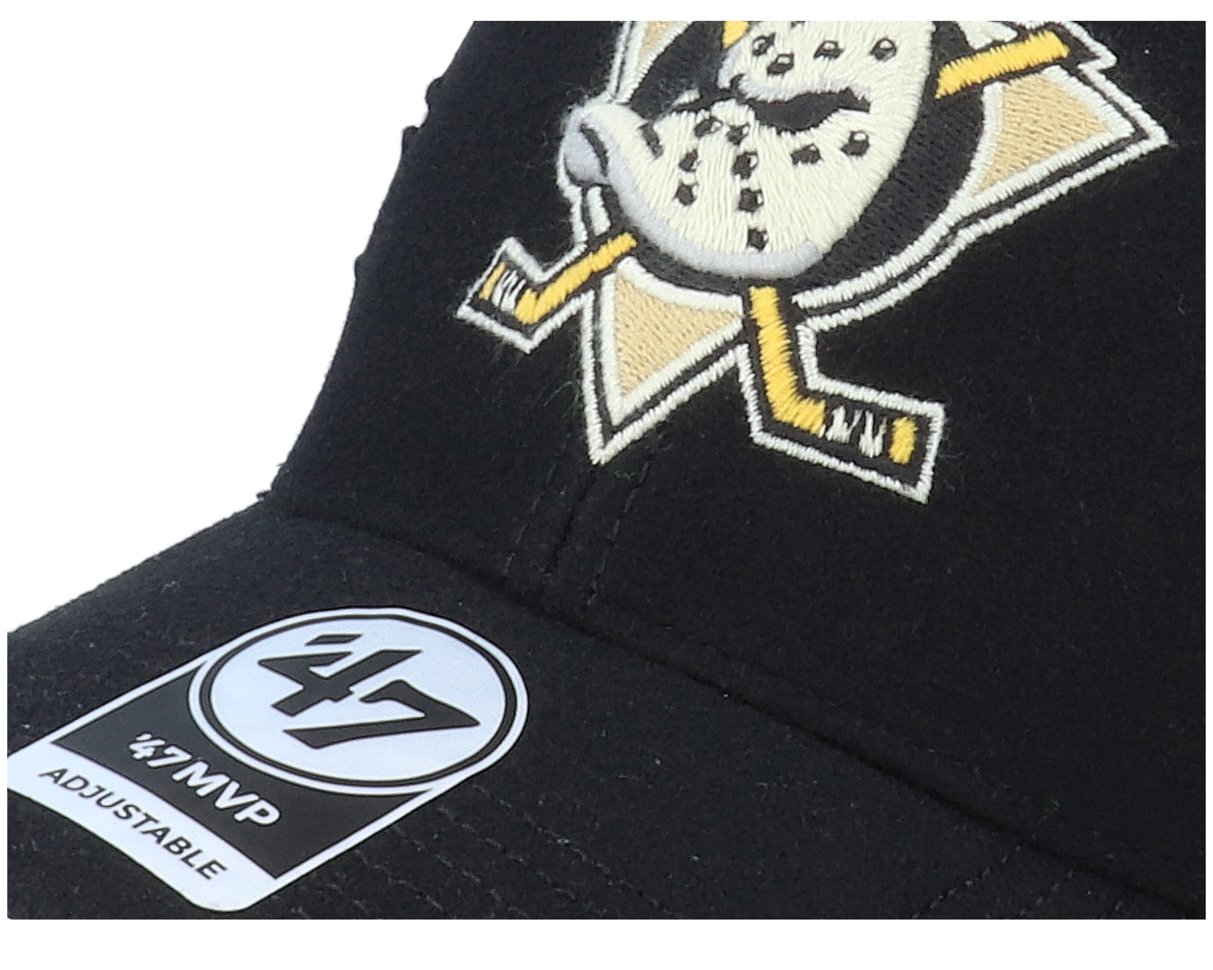 Casquette Snapback 47 Brand MVP Anaheim Ducks - Noire, Taille Unique, Neuve