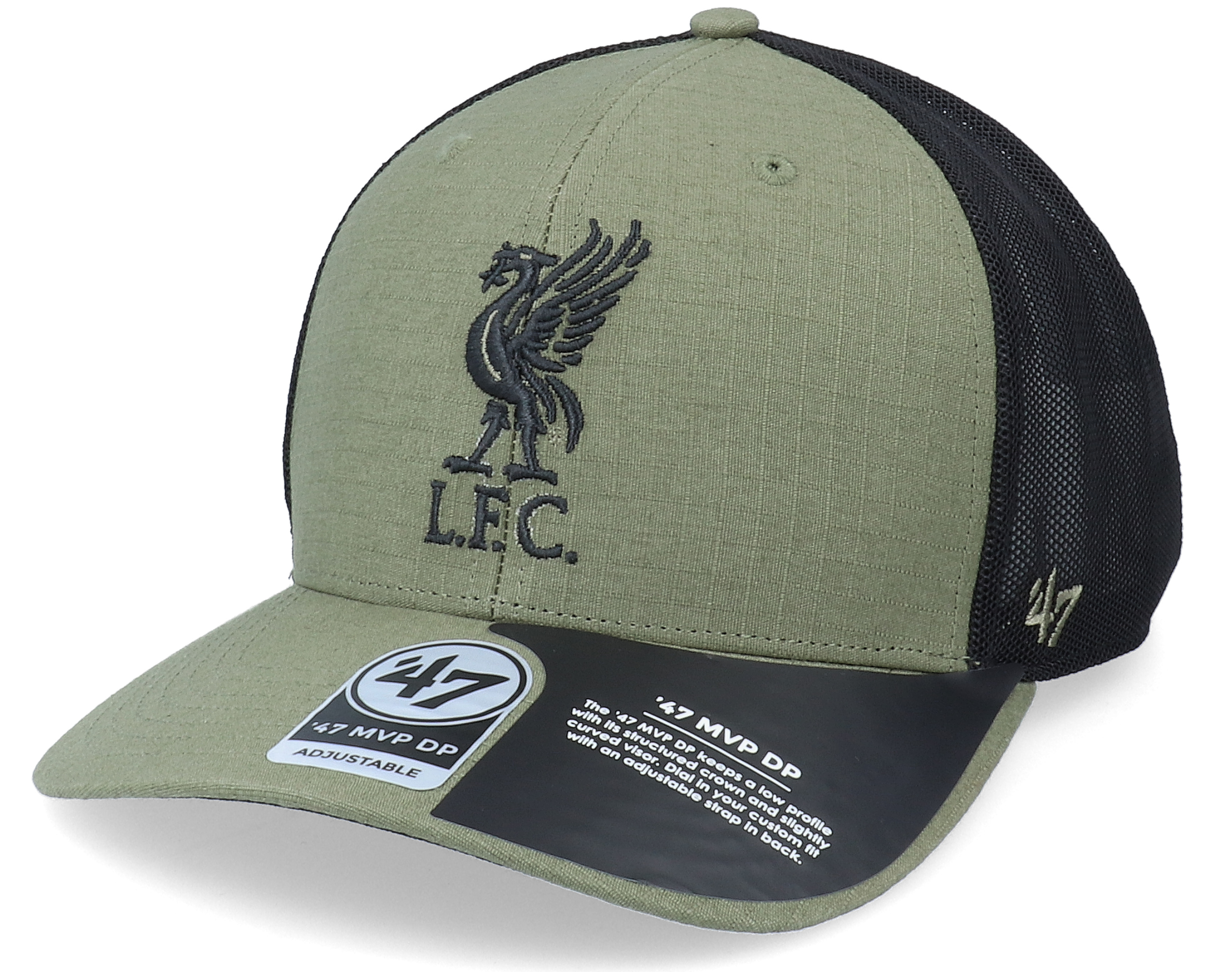 Liverpool FC Grid Lock Mesh Mvp Dp Canopy/Black Trucker - 47 Brand caps ...
