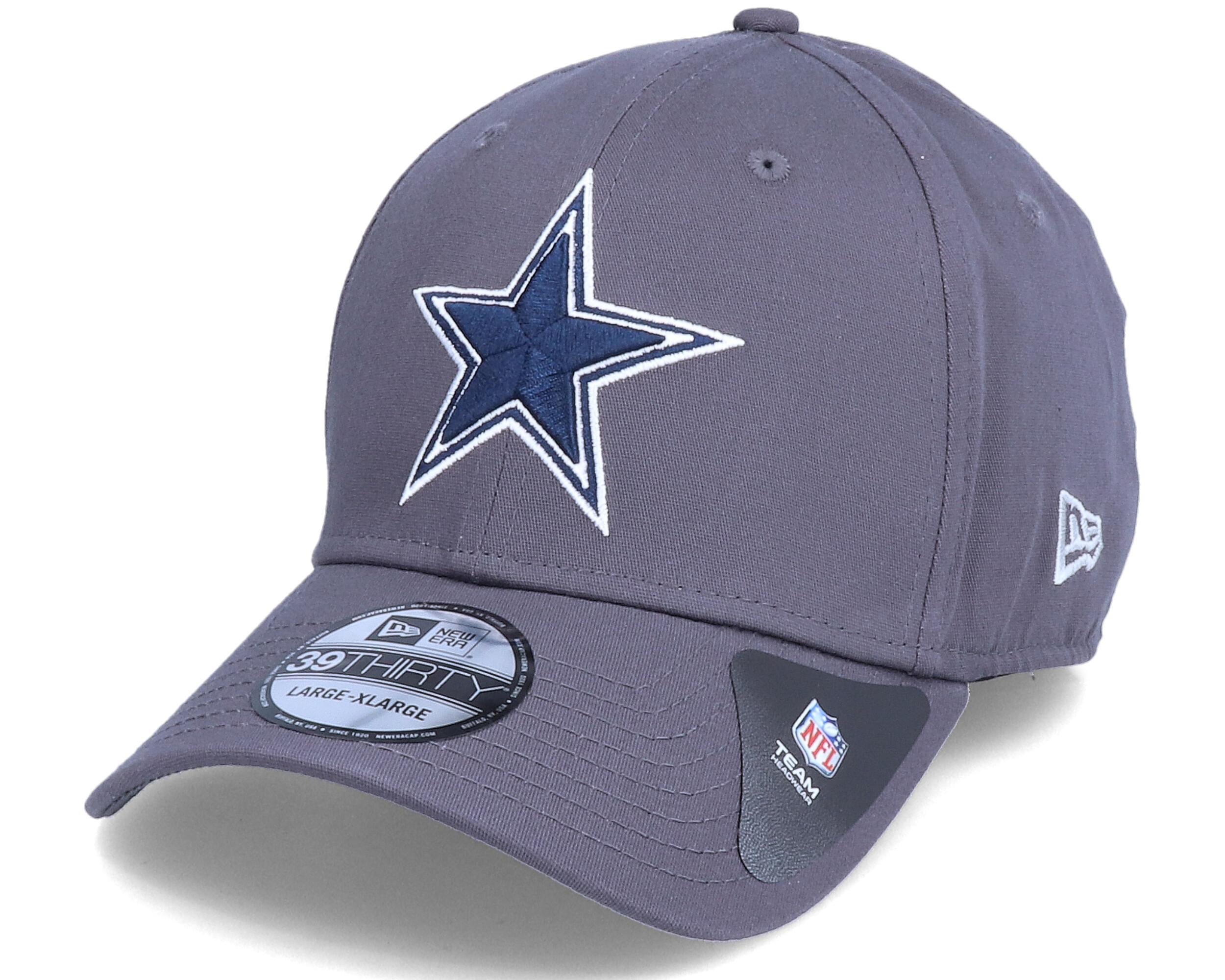 Dallas Cowboys NFL Team 39Thirty Dark Grey Flexfit New Era caps