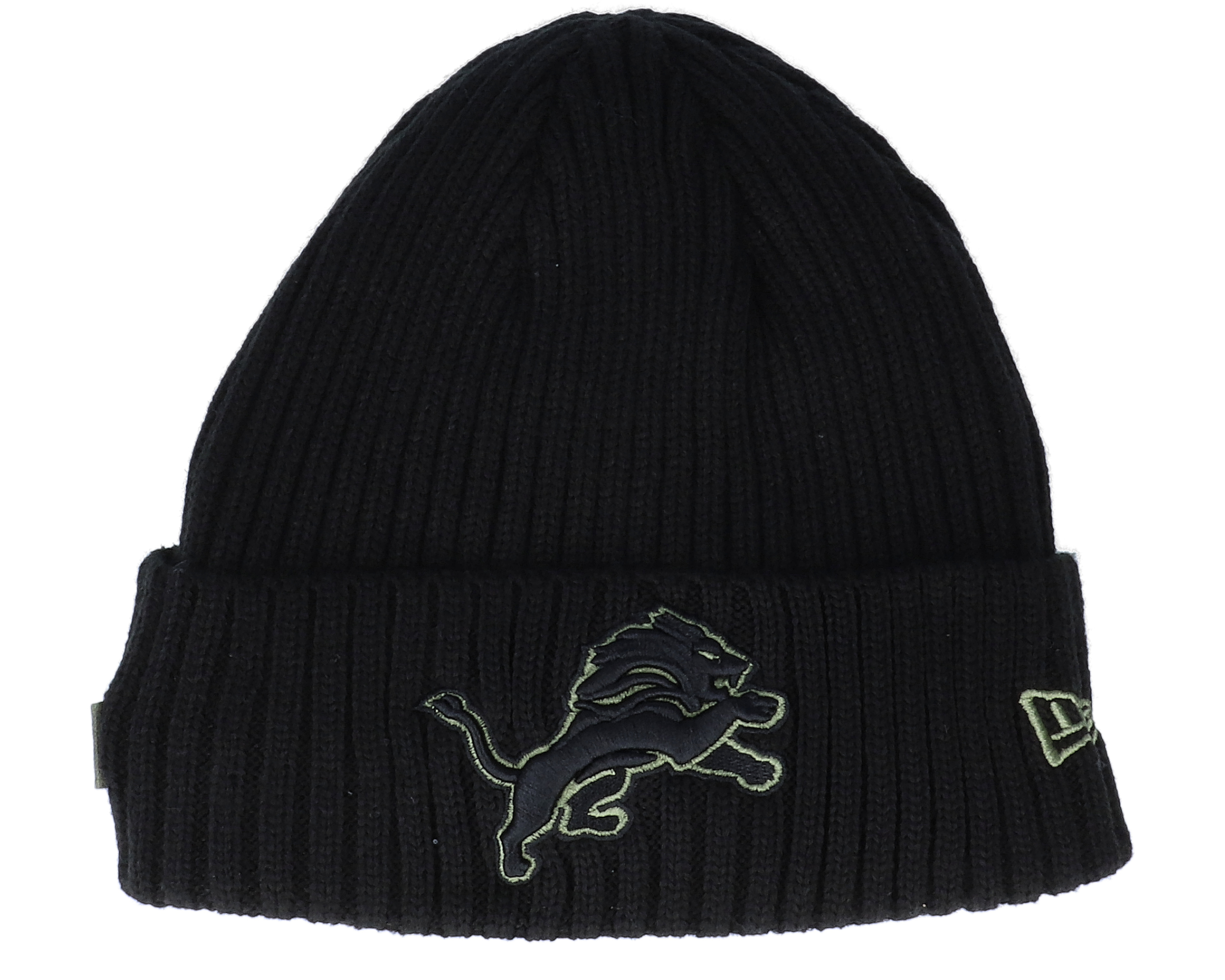 Detroit Lions Salute To Service NFL 20 Knit Black Cuff New Era