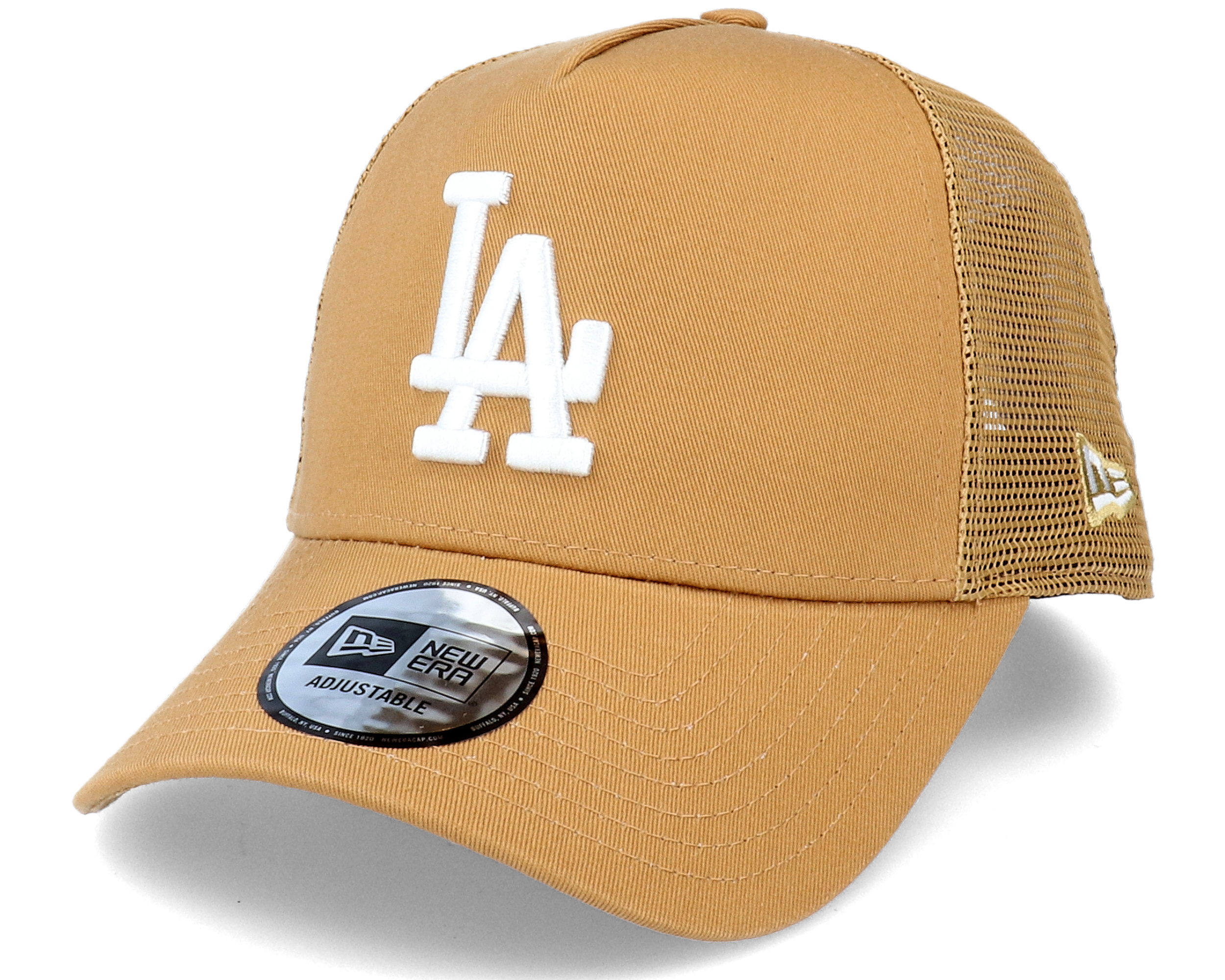 Los Angeles Dodgers Tonal Mesh Caramel/White Trucker - New Era caps ...