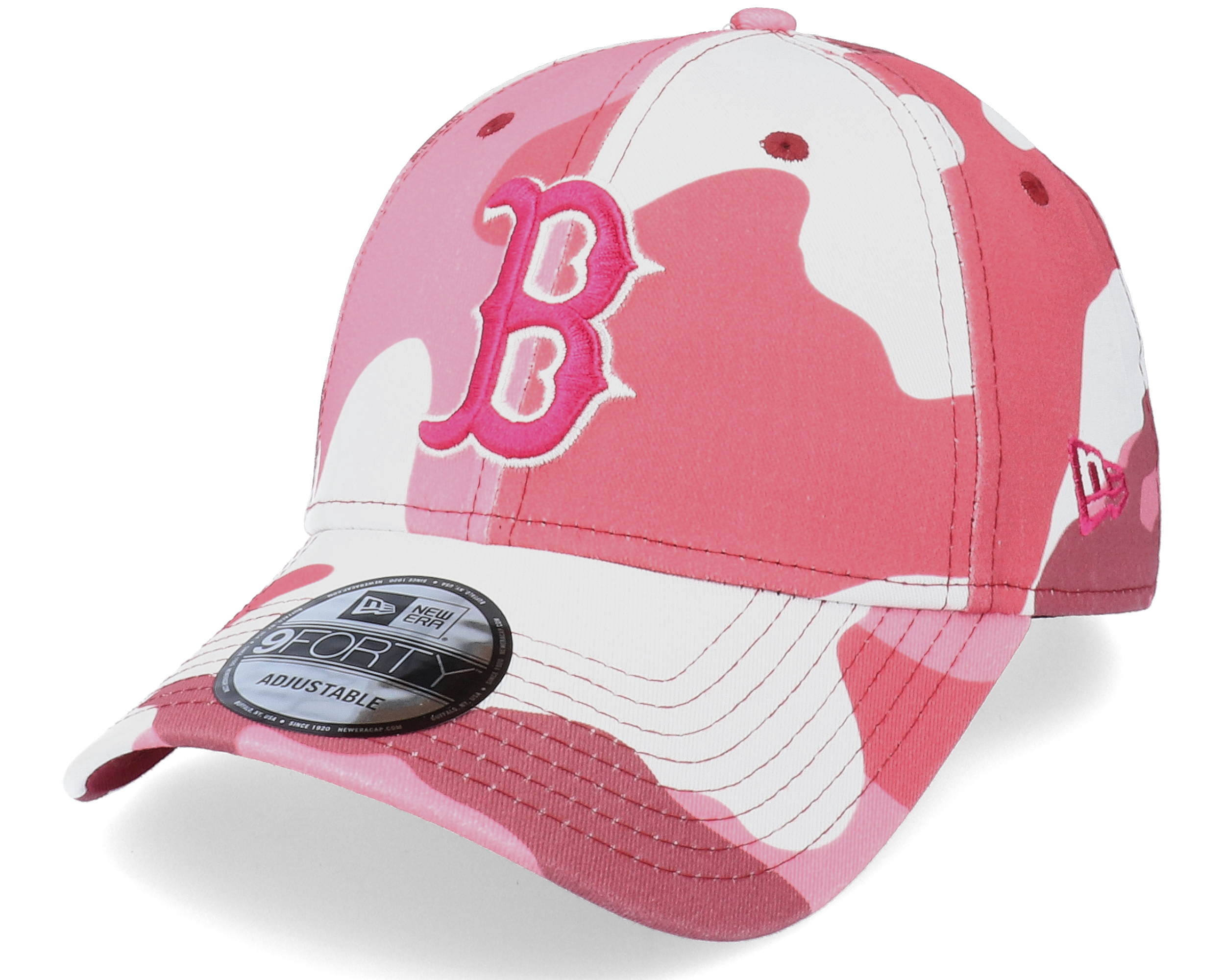 Boston Red Sox Camo Pack 9Forty Maroon Camo Adjustable New Era keps