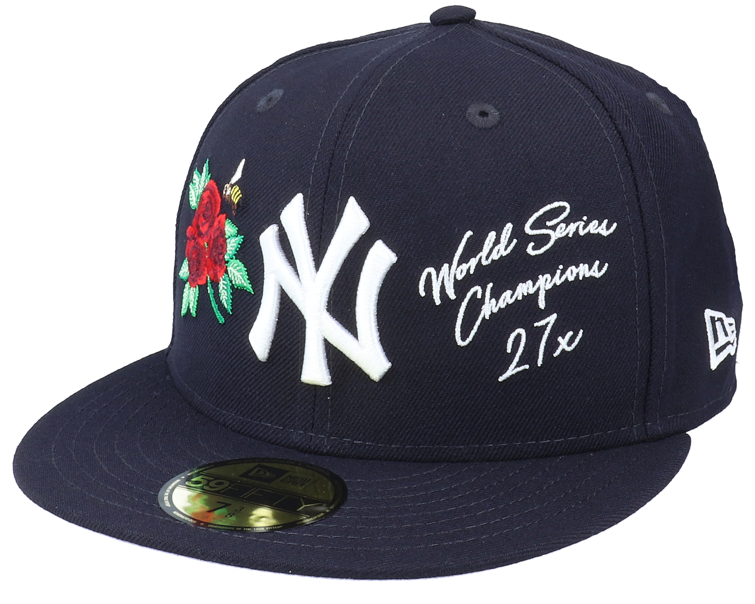 New York Yankees MLB Icon 59FIFTY Navy Fitted - New Era caps | Hatstore
