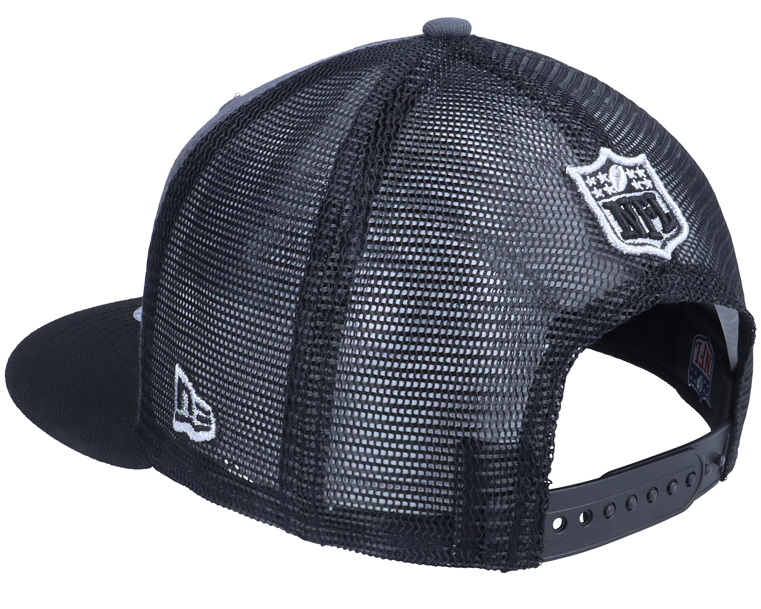 Las Vegas Raiders 9Fifty NFL21 Draft Dark Grey/Black Trucker New Era