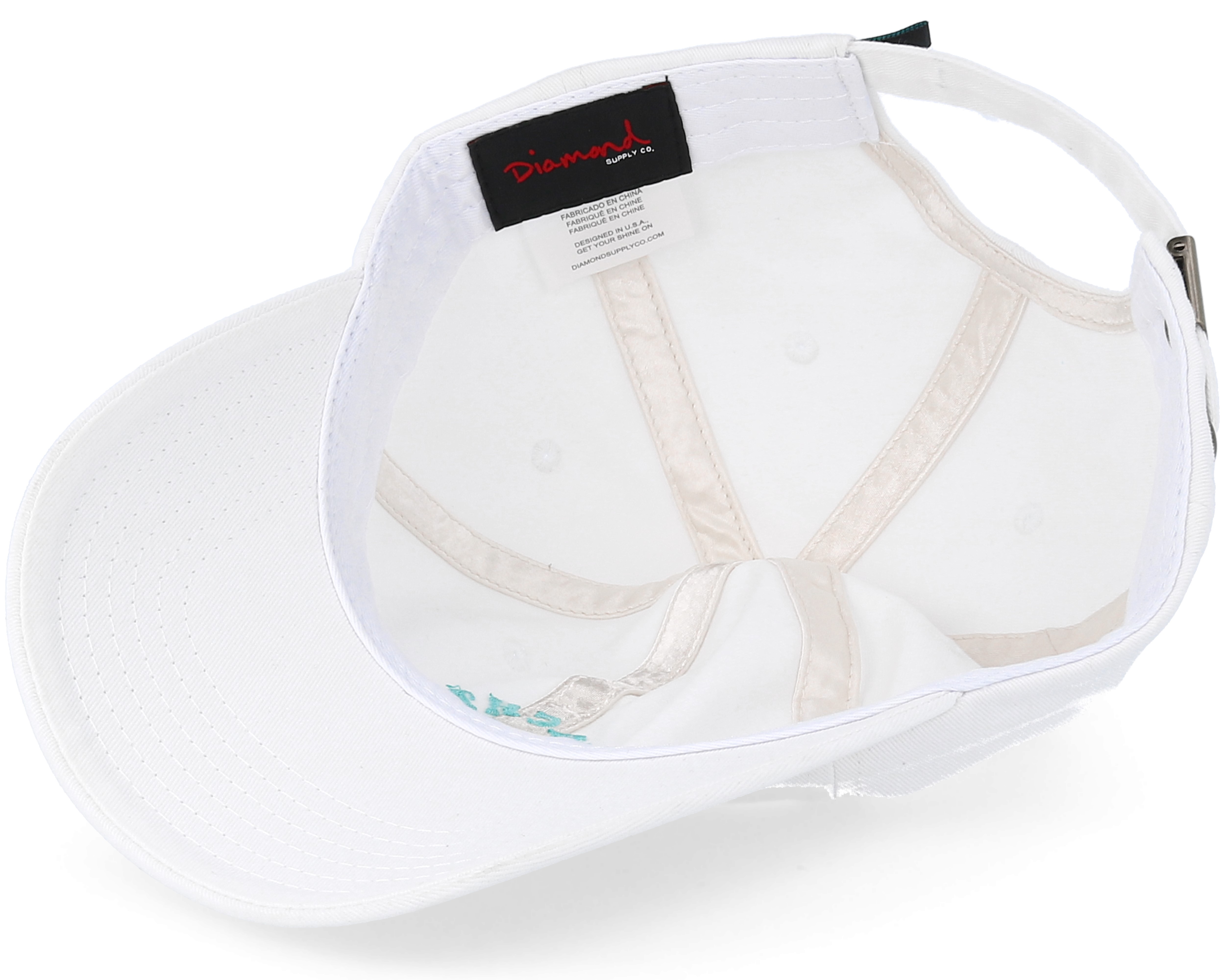 Yacht Club Sports Hat White Adjustable Diamond caps Hatstore.co.uk