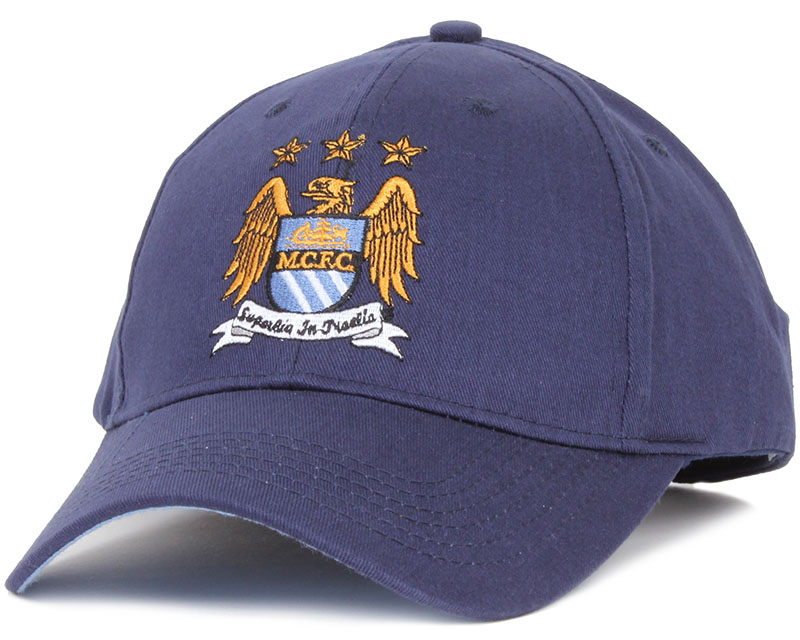 Manchester City Adjustable Cap Navy Team caps Hatstore.co.uk