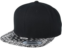 Paisley Black Snapback - Yupoong