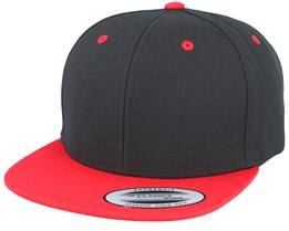 Kids Black/Red Snapback - Yupoong