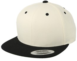 Natural/Black Snapback - Yupoong