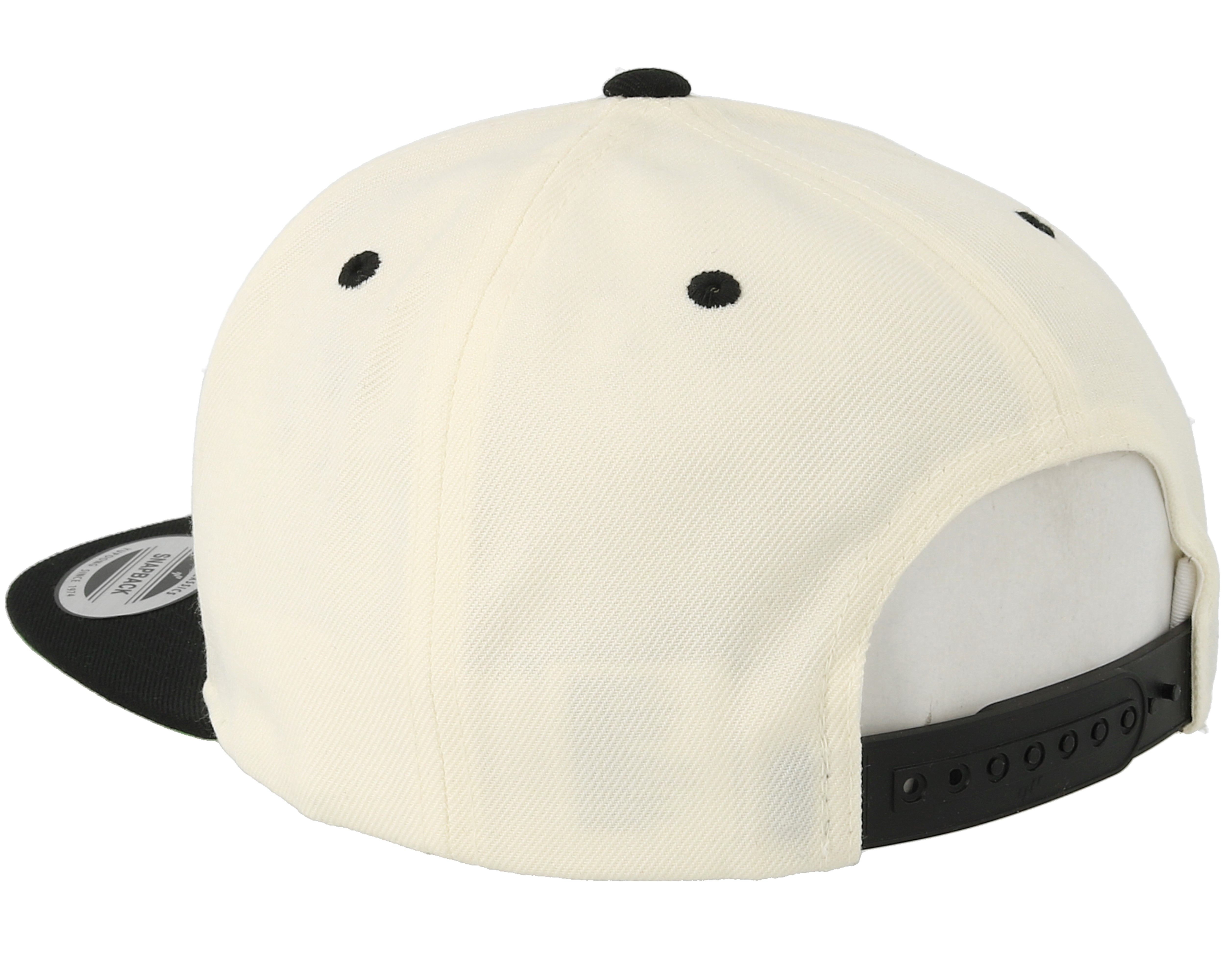 Natural/Black Snapback Yupoong caps