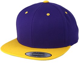 Purple/Gold Snapback - Yupoong