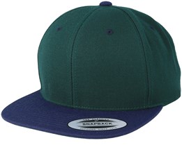 Spruce/Navy Snapback - Yupoong