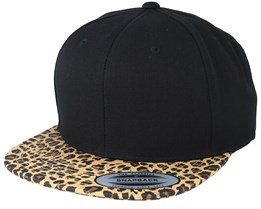 Animal Black Leopard Snapback - Yupoong