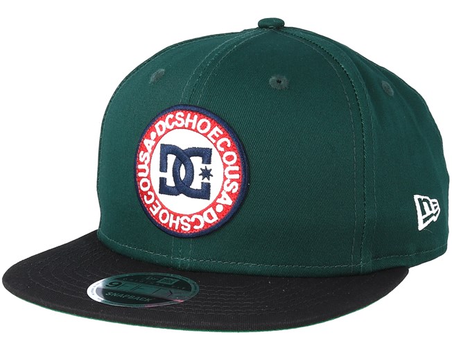 black and green dc hat